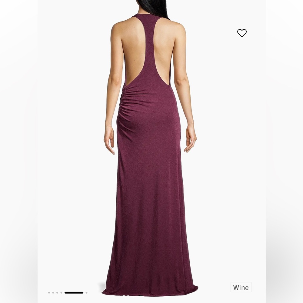 Misha woman’s Deep Wine Maxi Dress
